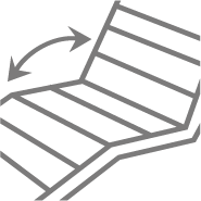 Lamelový rošt polohovateľný ikona